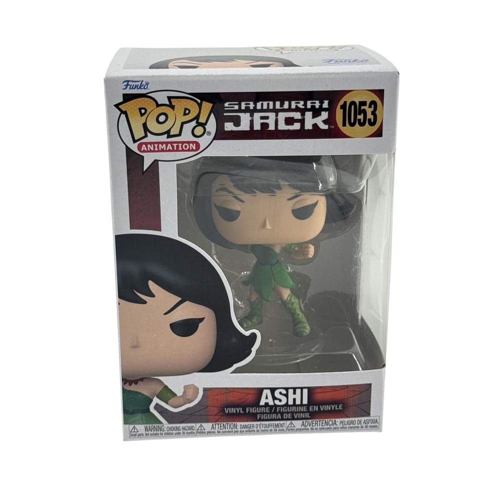 Funko Pop Animation Samurai Jack Ashi #1053 Vinyl Figure Multicolor Cartoon Red